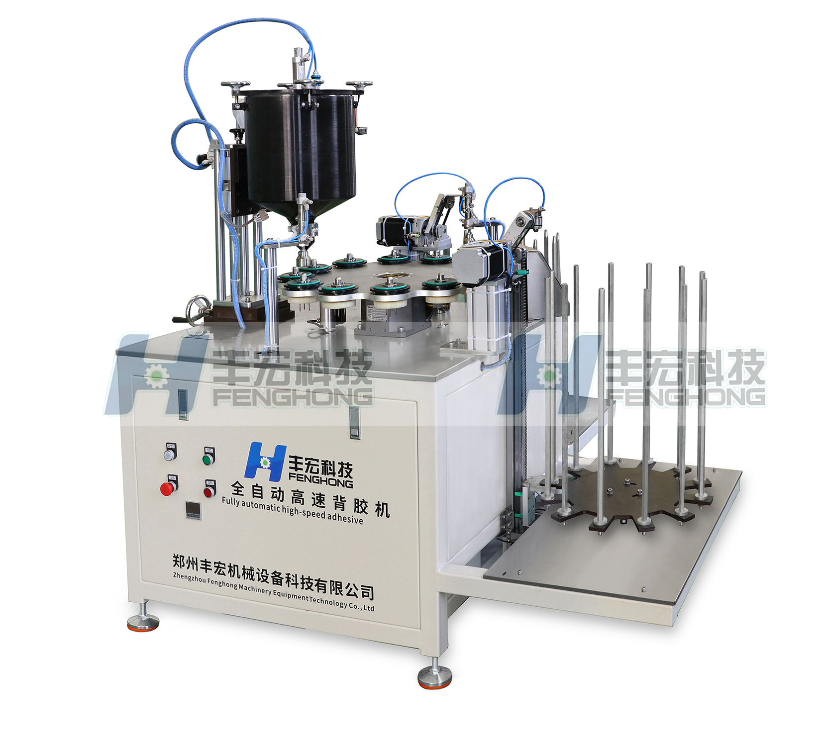 全自動百葉輪高速背膠機